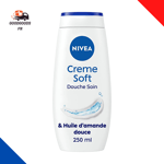 NIVEA Douche Soin Crème Soft 250 Ml, Crème Douche Enrichie En Huile D'Amande