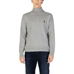 U. S. Polo Assn. Gris Coton Homme Pull Authentique