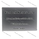 Silver 15.6" Dell XPS 15 9520 UHD 4K+ LCD Display Touch Screen Assembly Complete