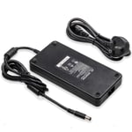 Milipow Original DELL 240W AC Adapter Charger 19.5V 12.3A with 1.5M UK Mains Power Cable Compatible with Alienware 17 R3, M17x R4, R2, X51, Latitude 333, E5250, E5440, E5450, E5540 Precision M4700