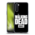 Head Case Designs Officiel AMC The Walking Dead Noir Logo Coque en Gel Doux Compatible avec OnePlus Nord