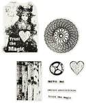 Prima Marketing finnabair étirable Timbres 6 x7.5-inch-Trust Le Magic