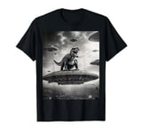 Funny Dinosaurs Return to Earth in UFOs for the Homecoming T-Shirt