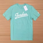 Air Jordan Flight MVP T-shirt Retro Soft Cotton Emerald Crew Top - Mens Medium