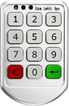 Rawrr Plaque en plastique numérique électronique intelligent, mot de passe intelligent, pour porte d'armoire, code de verrouillage, bouton poussoir, serrure par mot de passe, tiroir, serrures