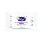 Milton - Lingettes Désinfectantes surfaces SANS RINCAGE, Alcool de betterave, Biodégradable, Efficaces sur bactérie et virus, Fabrication Française, Blanc, 30 Unité (Lot de 1)