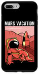 Coque pour iPhone 7 Plus/8 Plus Mars VACATION Vacances martiennes Astronautes