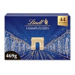 Lindt - Boîte CHAMPS-ÉLYSÉES Assorti - Assortiment de Chocolats au Lait, Noirs et Blancs - Pralinés, Croustillants et Onctueux - Idéal pour Noël, 469g