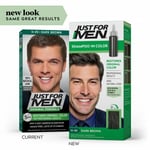 Just for Men Mens Shampoo In Permanent Colour Hair Dye H45 Dark Brown Black