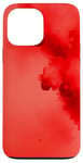 Coque pour iPhone 13 Pro Max Rouge Art Abstrait Minimal Esthétique