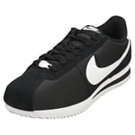 Nike Cortez Womens Casual Trainers in Black White - 3 UK