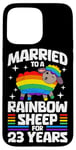 iPhone 15 Pro Max 23 Years Married Gay Lesbian LGBTQ 23rd Wedding Anniversary Case