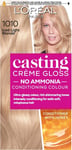 L’Oréal Paris Ammonia Free Semi-Permanent Hair Dye, 1010 Light Iced Blonde, 