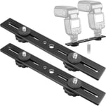 Lot de 2 supports de fixation pour flash d'appareil photo Speedlite, support de parapluie de type E pour Canon, Nikon, Pentax, Olympus, Nissin Metz et plus encore