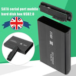 3.5 inch Hard Disk Drive Case SATA to USB2.0 Adapter External HDD Enclosure