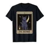 The Hermit Cat Arcana Tarot Card Mystical Wiccan T-Shirt