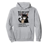 To Do List Today Cat Pullover Hoodie