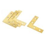 38mm x 38mm Angle Brackets Joint Fasteners Flat L Shape Repair Plates 4PCS