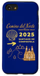 Coque pour iPhone SE (2020) / 7 / 8 Camino Del Norte 2025 Saint-Jacques-de-Compostelle