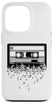 Coque pour iPhone 13 Pro Cassette art musique cassette art rétro vintage musique