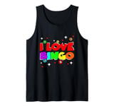 I LOVE Bingo Game Lover Tank Top