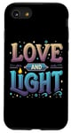 Coque pour iPhone SE (2020) / 7 / 8 Célébration des fêtes de Hanoukka Love and Light