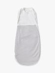 MORI Newborn Swaddle Baby Sleeping Bag, Grey Stripe