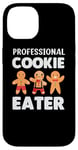 Coque pour iPhone 14 Professional Cookie Eater Biscuits de pain d'épice