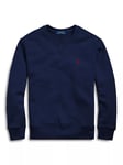 Ralph Lauren Kids' Logo Basic Crew Neck Sweatshirt, Navy