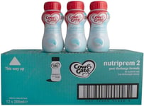 Cow & Gate Nutriprem 2 Liquid Milk 200ml x 12