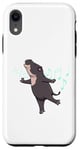 Coque pour iPhone XR Hippopotame pygmée dansant Animaux sauvages mignons