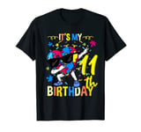 Its My 11th Birthday Dabbing Autism Puzzle T-Shirt