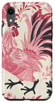 Coque pour iPhone XR Rose Art Déco Ethnique Peleas De Gallos Cockfighter Game Fowl