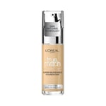 L'Oreal Paris True Match Liquid Foundation, Skincare Infused with Hyaluronic Acid, SPF 17, Available in 40 Shades, 3.5N Peach, 30 ml