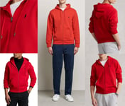 Polo Ralph Lauren Double Knit Tech Zip Hoodie Sweater Hooded Sweatshirt Jumper,M