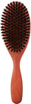 Croll & Denecke Brosse à cheveux en bois de poirier, ronde