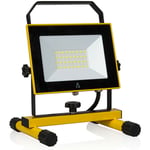 Aslo - Projecteur led portable 20W 1800Lm 6500K Extérieur/Intérieur IP65