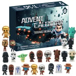 Adventskalender Star Wars Star Doll Blind Box Jul adventsnedräkning Barnpresentask