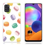 Samsung Deco Galaxy A31 kuoret - Macarons Monivärinen