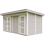 Abri de jardin à base de bois en panneaux lp SmartSide 8.52 + 2.95 m² - Cabane de Jardin Exterieur Cabane de Jardin Exterieur - Garage Moto Exterieur