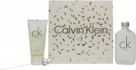 Calvin Klein CK One Gift Set 100ml EDT + 100ml Shower Gel