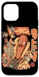 Coque pour iPhone 12/12 Pro Super Hot Dog Monster Food Japonais City Kawaii Hot Dog