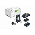 Perceuse-visseuse sans fil CXS 18-Basic - 2 batteries 18 V 3.0 AH, Chargeur, Systainer - FESTOOL - 576883