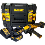 Dcg 409 M2T Meuleuse d'angle sans fil 18 v 125 mm Brushless + 2x batterie 4,0 Ah + chargeur + tstak - Dewalt