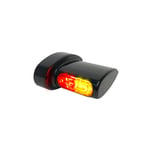 Blinkers heinz bikes - Winglets micro fender flasher 3in1 svart winglet led blinker