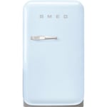 Smeg Right Hand Hinge Mini Bar FAB5RPB5 Fridge - Pastel Blue - D Rated