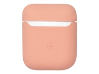 Estuff Silicone Case - Fodral För Trådlösa Hörlurar - Silikon - Nyrosa - För Apple Airpods (1:A Generation, 2A Generation)