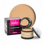 Sevich Hairline Powder，Instantly Conceals Hair Loss, Root Touch up Powder, Hair Shadow Toppers for Women & Men, Touch Up for Thinning Gray Hair, Windproof & Sweatproof, Blonde