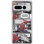 ERT GROUP Coque de téléphone Portable pour Google Pixel 7 Pro Original et sous Licence Officielle Marvel Motif Spider Man 001 Parfaitement adapté à la Forme du téléphone Portable, Coque en TPU