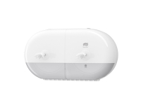 Dispenser Tork SmartOne® Twin Mini T9, 682000, til toiletpapir, hvid